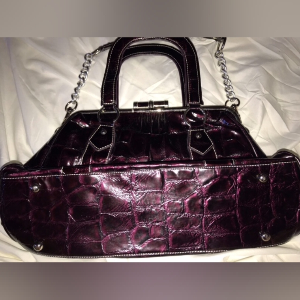 Elegant Dark Purple Purse Women's Bag